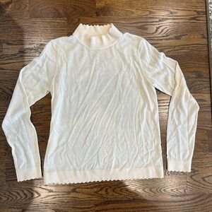 Club Monaco Light knit cream sweater